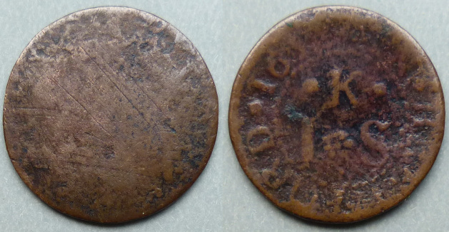 Hertford, John King 1652 farthing